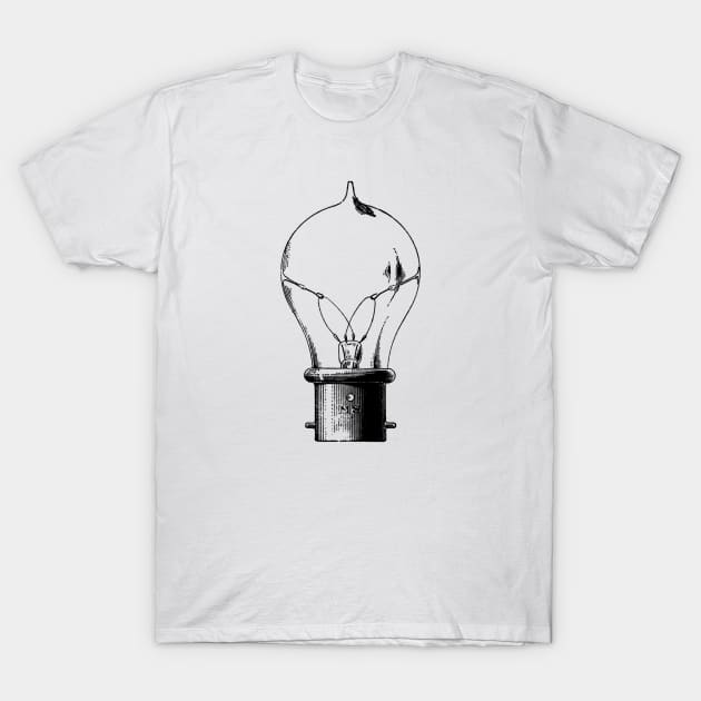 Vintage Light Bulb Aesthetic T-Shirt by Dimma Viral